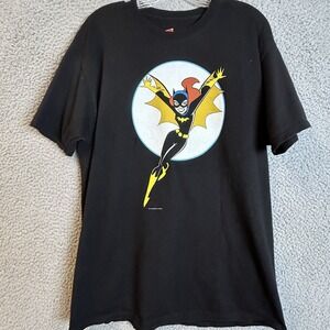 VTG 2000 DC Comics Batgirl Bruce Timm Craphitti Y2K Graphic T-Shirt Large RARE